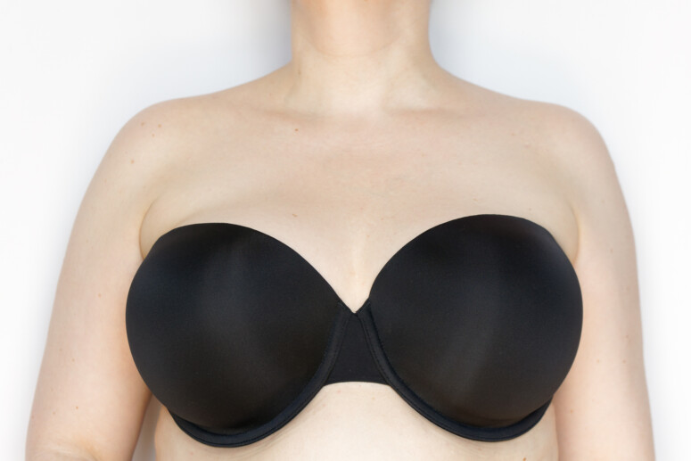 Porcelain Elan moulded strapless na biuście - przód Porcelain Elan moulded strapless na biuście - przód